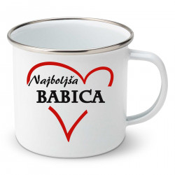 Emajlirana skodelica Najboljša babica